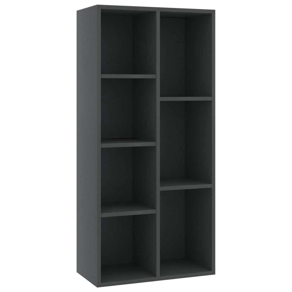 Book Cabinet Grey 50x25x106 cm Chipboard