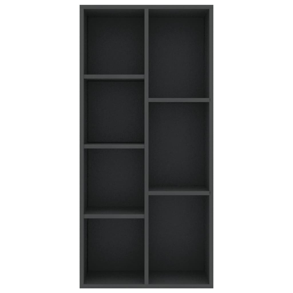 Book Cabinet Grey 50x25x106 cm Chipboard