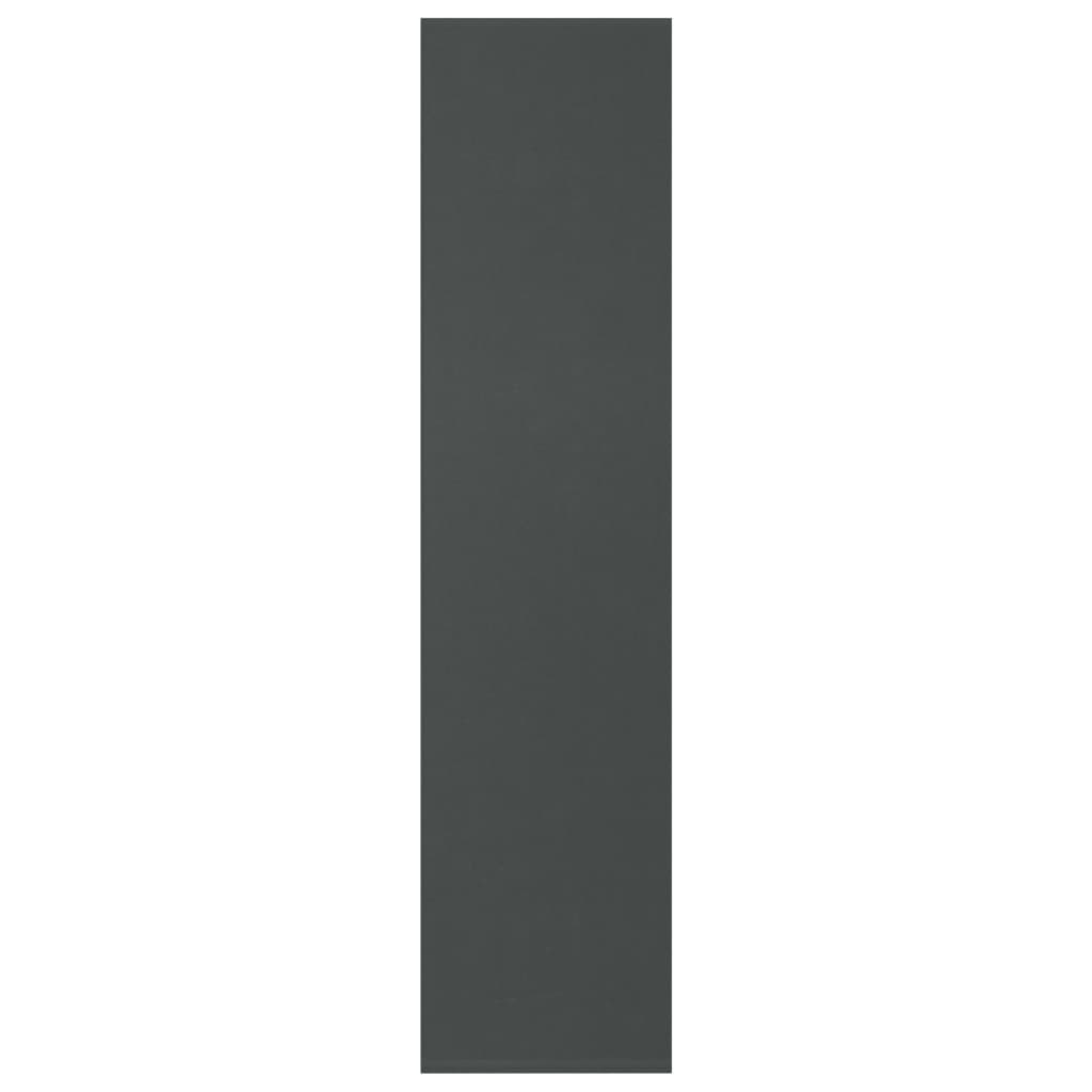 Book Cabinet Grey 50x25x106 cm Chipboard