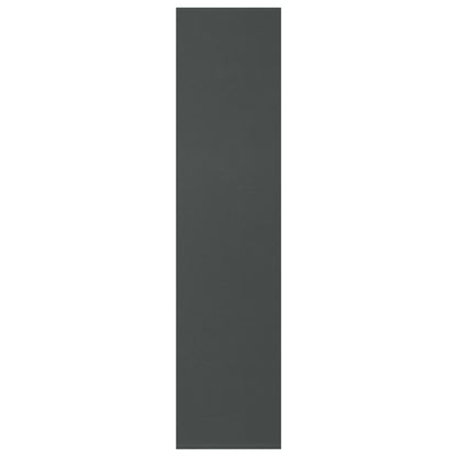 Book Cabinet Grey 50x25x106 cm Chipboard