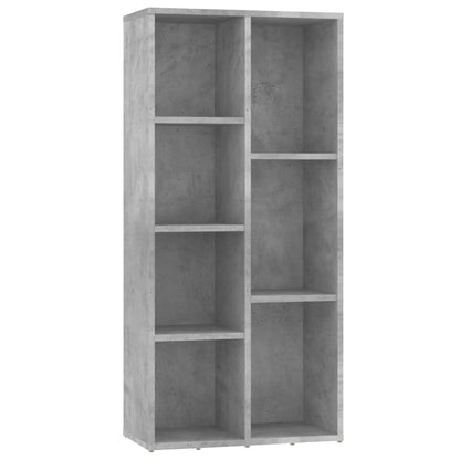 Book Cabinet Concrete Grey 50x25x106 cm Chipboard