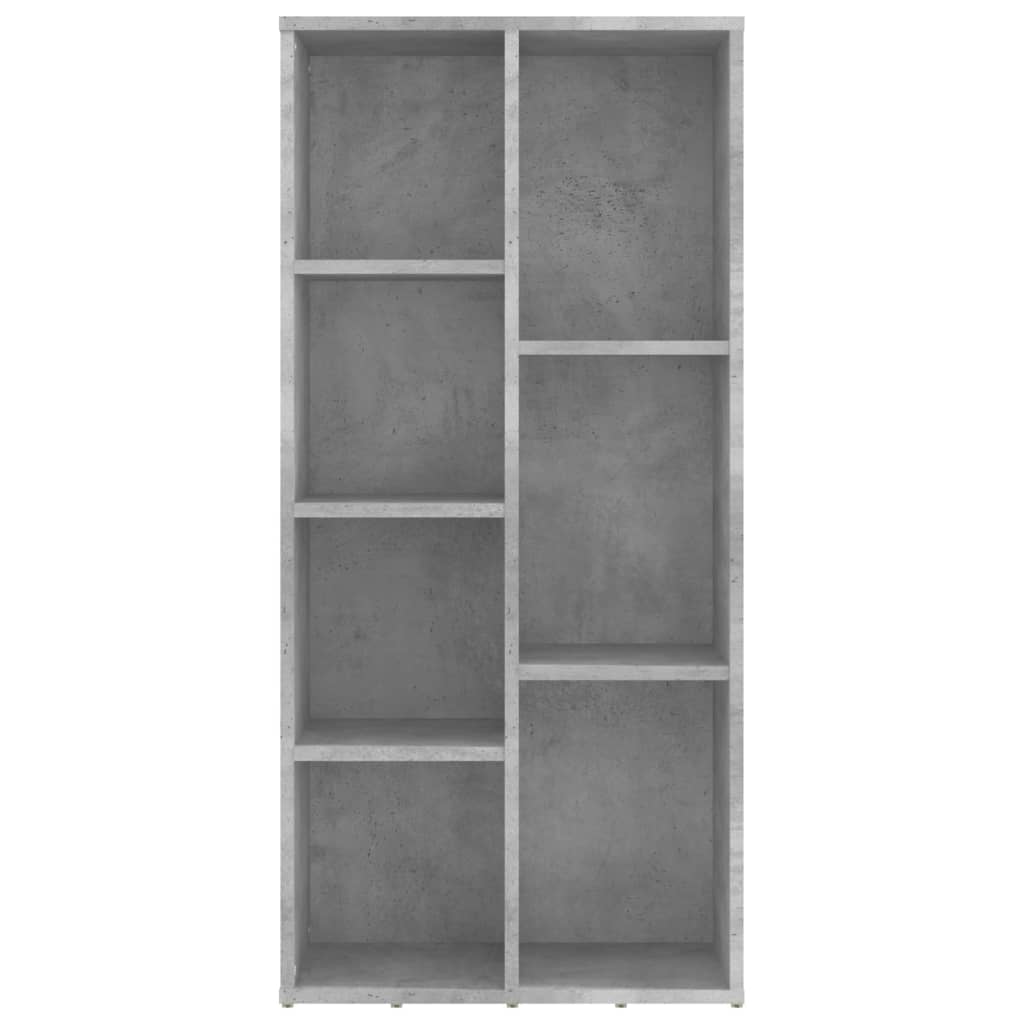 Book Cabinet Concrete Grey 50x25x106 cm Chipboard