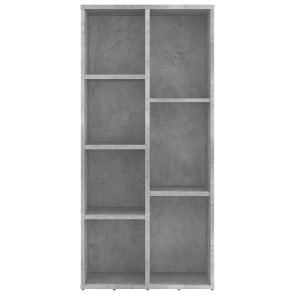Book Cabinet Concrete Grey 50x25x106 cm Chipboard