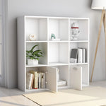 Book Cabinet White 98x30x98 cm Chipboard