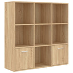 Book Cabinet Sonoma Oak 98x30x98 cm Chipboard