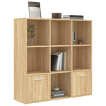 Book Cabinet Sonoma Oak 98x30x98 cm Chipboard