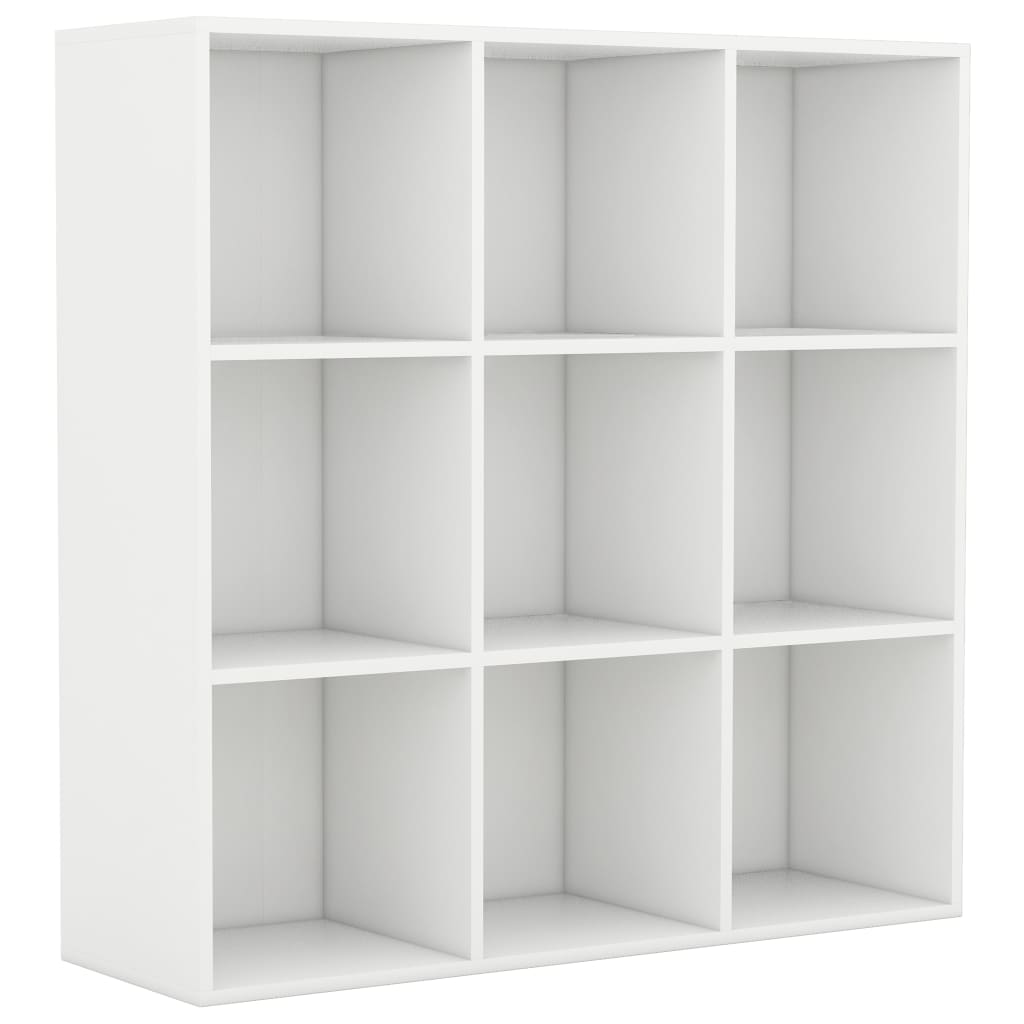 Book Cabinet White 98x30x98 cm Chipboard
