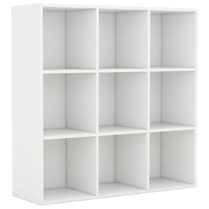 Book Cabinet White 98x30x98 cm Chipboard