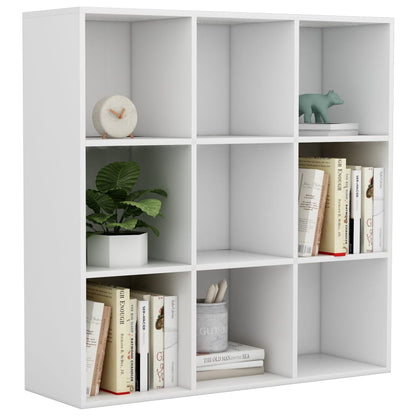 Book Cabinet White 98x30x98 cm Chipboard