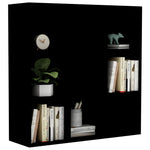 Book Cabinet Black 98x30x98 cm Chipboard