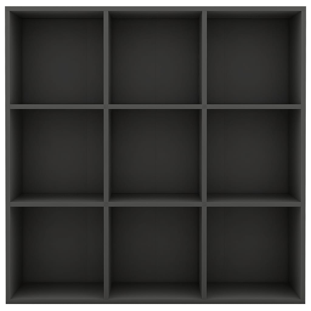 Book Cabinet Grey 98x30x98 cm Chipboard