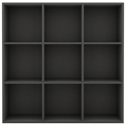 Book Cabinet Grey 98x30x98 cm Chipboard