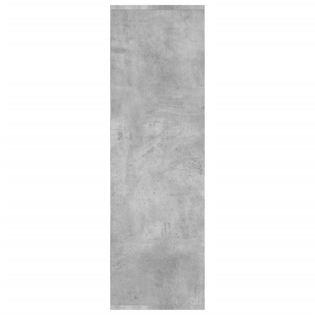 Book Cabinet Concrete Grey 98x30x98 cm Chipboard