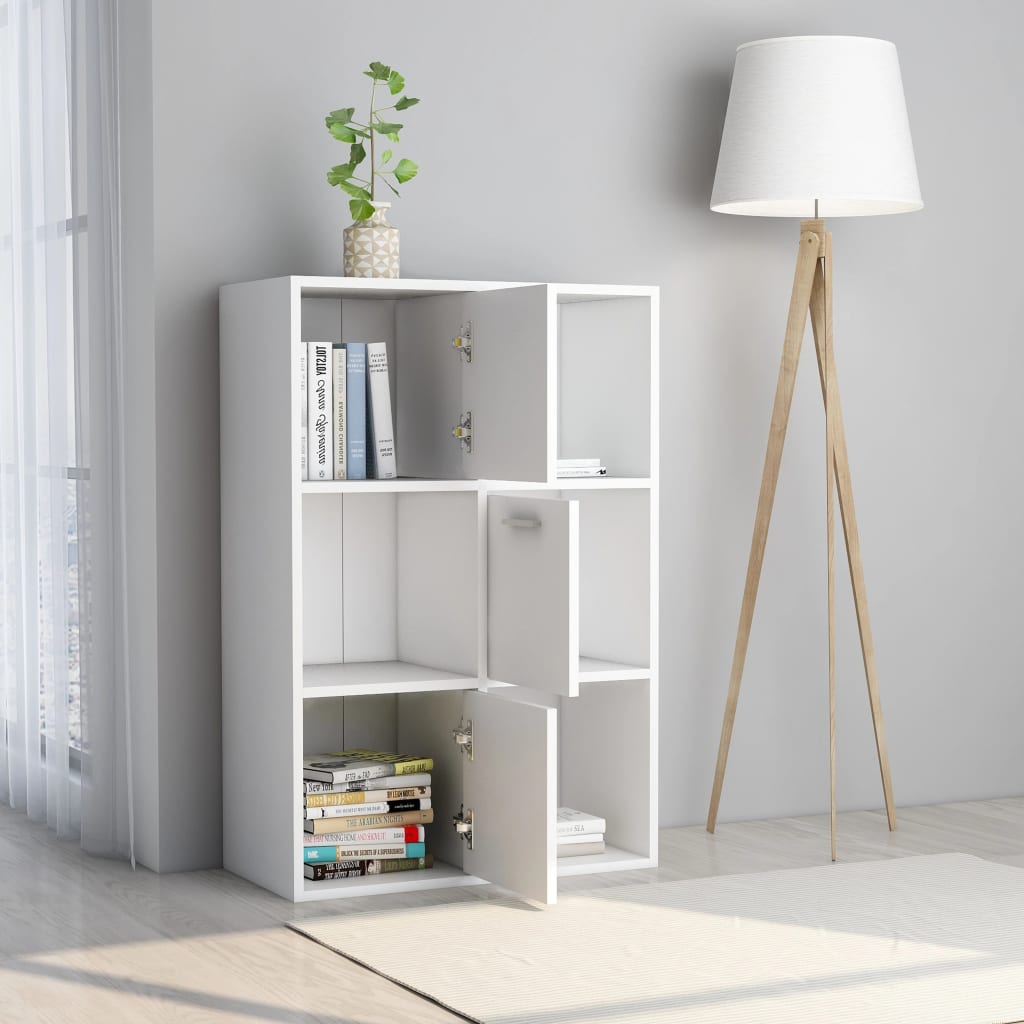 Storage Cabinet White 60x29.5x90 cm Chipboard