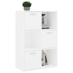 Storage Cabinet White 60x29.5x90 cm Chipboard