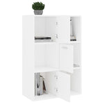 Storage Cabinet White 60x29.5x90 cm Chipboard