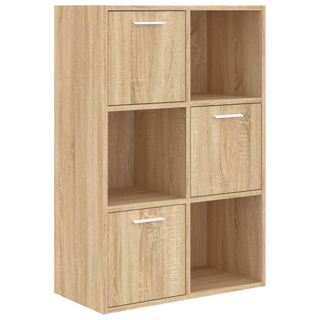 Storage Cabinet Sonoma Oak 60x29.5x90 cm Chipboard