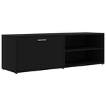 TV Cabinet Black 120x34x37 cm Chipboard