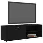 TV Cabinet Black 120x34x37 cm Chipboard