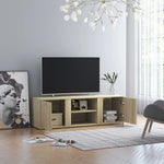 TV Cabinet Sonoma Oak 120x34x37 cm Chipboard