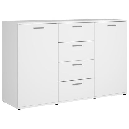 Sideboard White 120x35.5x75 cm Chipboard
