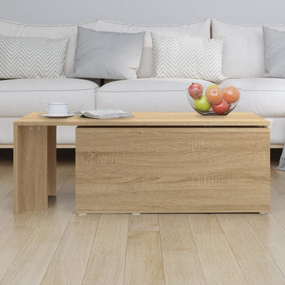 Coffee Table Sonoma Oak 150x50x35 cm Chipboard