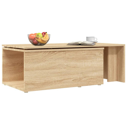 Coffee Table Sonoma Oak 150x50x35 cm Chipboard