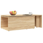 Coffee Table Sonoma Oak 150x50x35 cm Chipboard