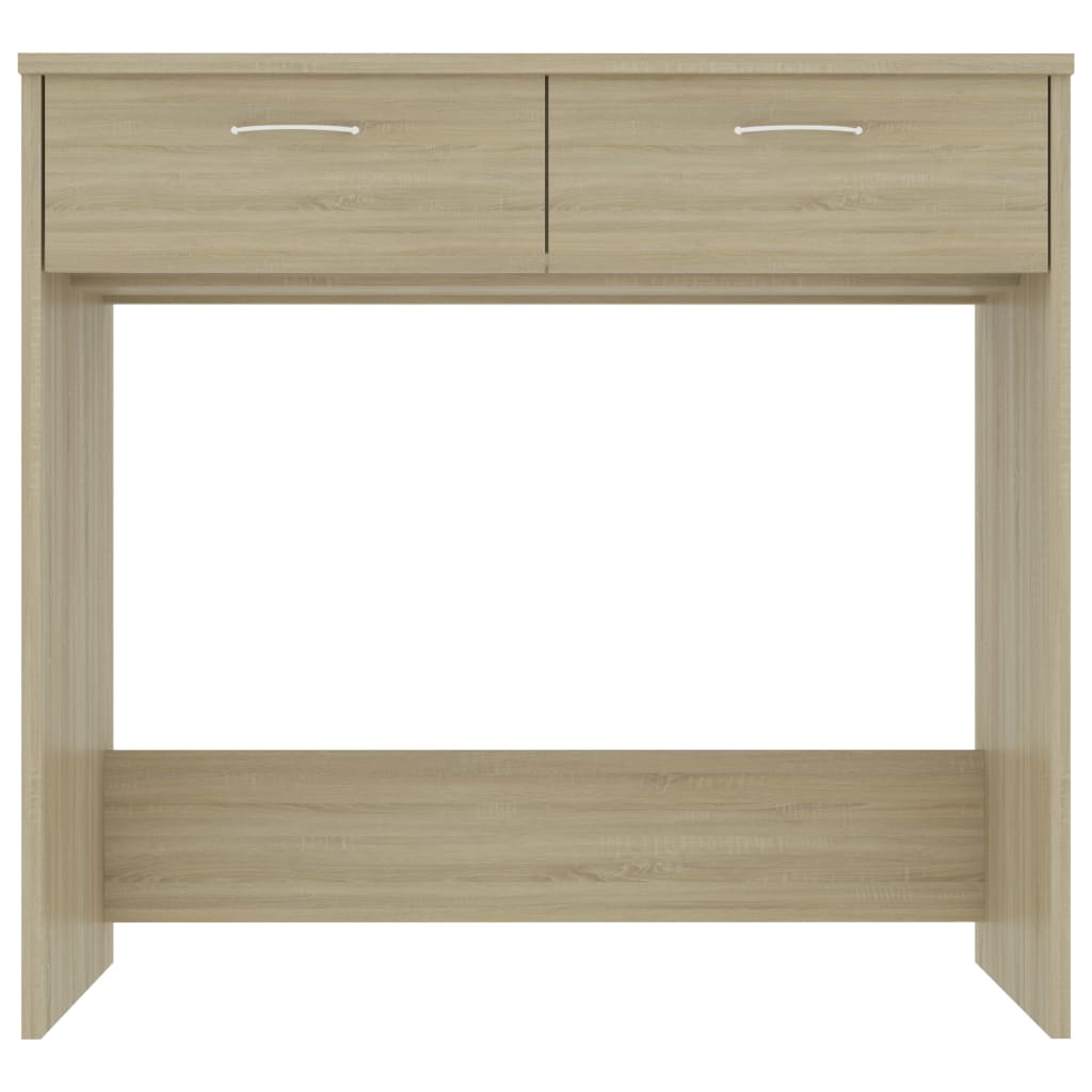 Desk Sonoma Oak 80x40x75 cm Chipboard