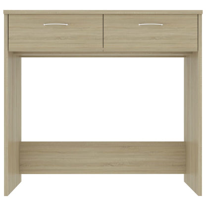 Desk Sonoma Oak 80x40x75 cm Chipboard