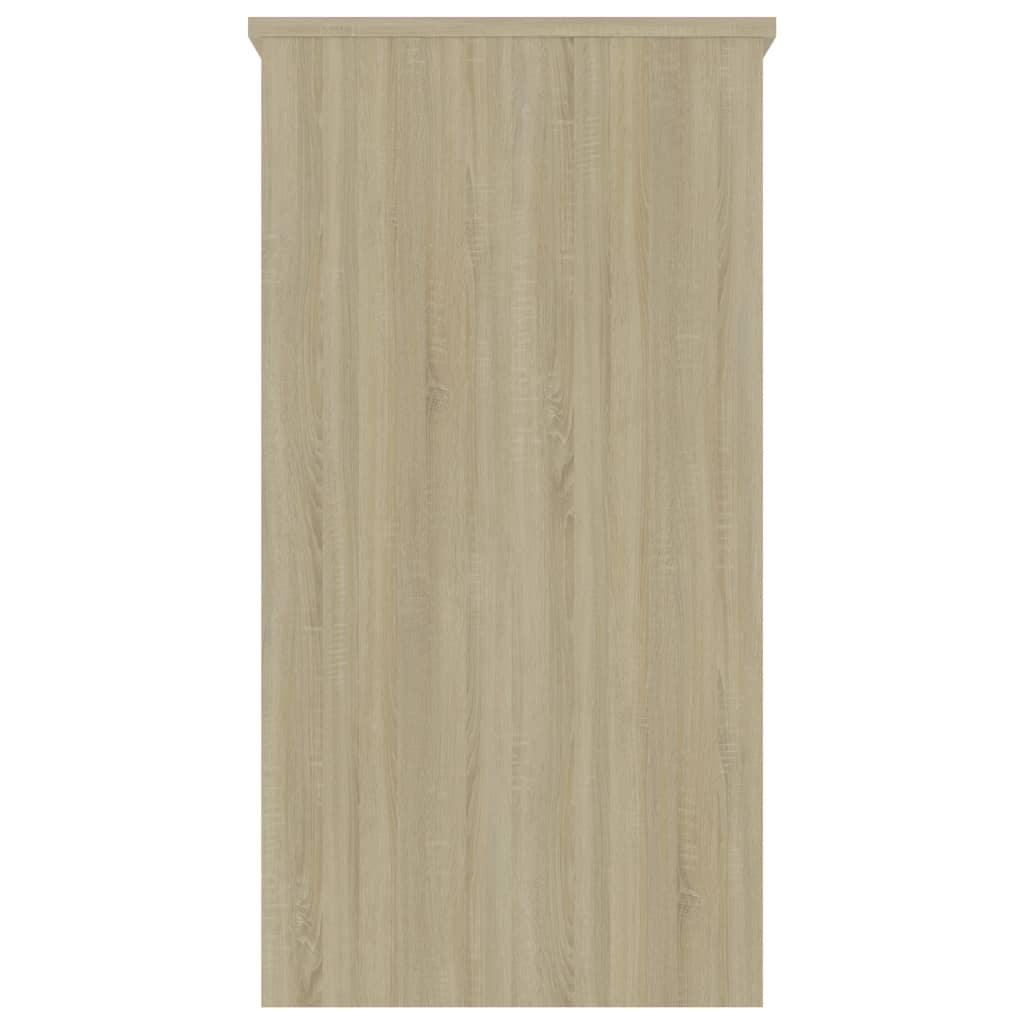 Desk Sonoma Oak 80x40x75 cm Chipboard