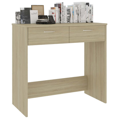 Desk Sonoma Oak 80x40x75 cm Chipboard