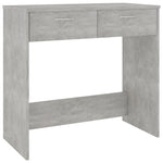 Desk Concrete Grey 80x40x75 cm Chipboard