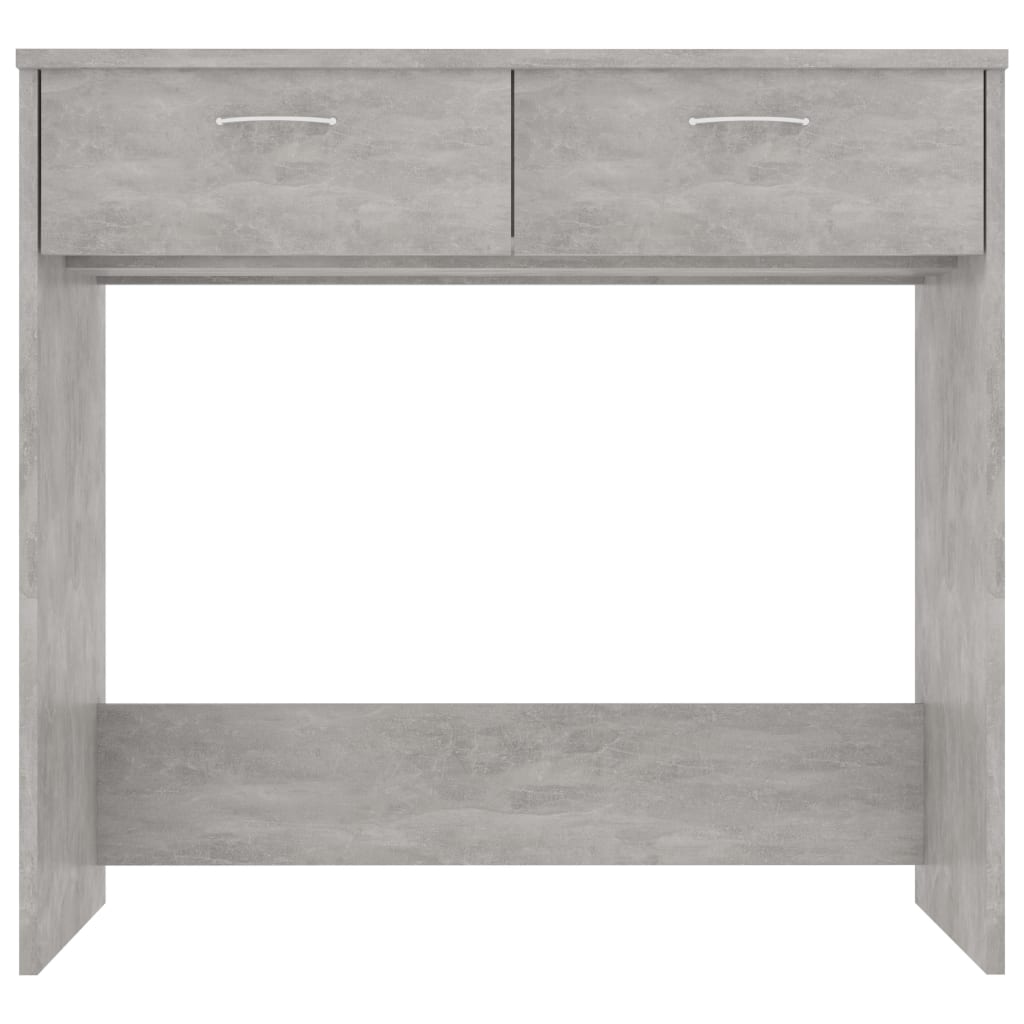 Desk Concrete Grey 80x40x75 cm Chipboard