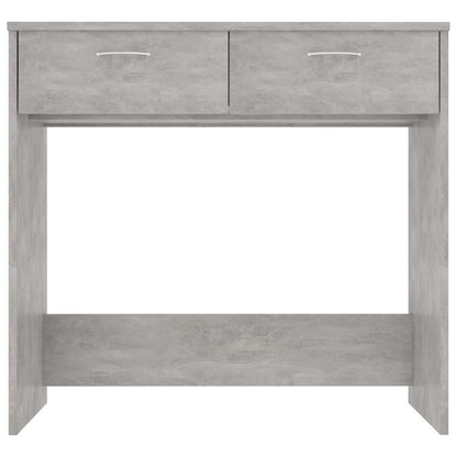 Desk Concrete Grey 80x40x75 cm Chipboard