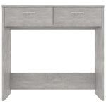 Desk Concrete Grey 80x40x75 cm Chipboard