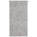 Desk Concrete Grey 80x40x75 cm Chipboard