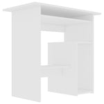 Desk White 80x45x74 cm Chipboard