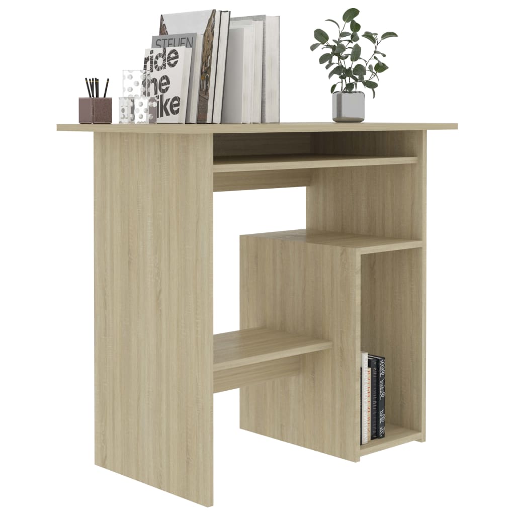 Desk Sonoma Oak Chipboard - 80×45×74cm