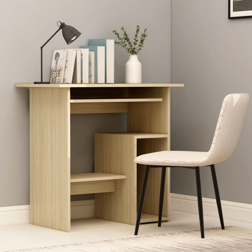 Desk Sonoma Oak Chipboard - 80×45×74cm