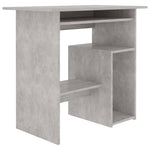 Desk Concrete Grey 80x45x74 cm Chipboard