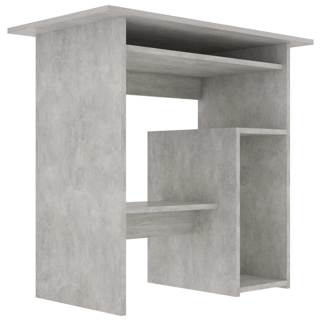 Desk Concrete Grey 80x45x74 cm Chipboard