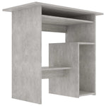 Desk Concrete Grey 80x45x74 cm Chipboard
