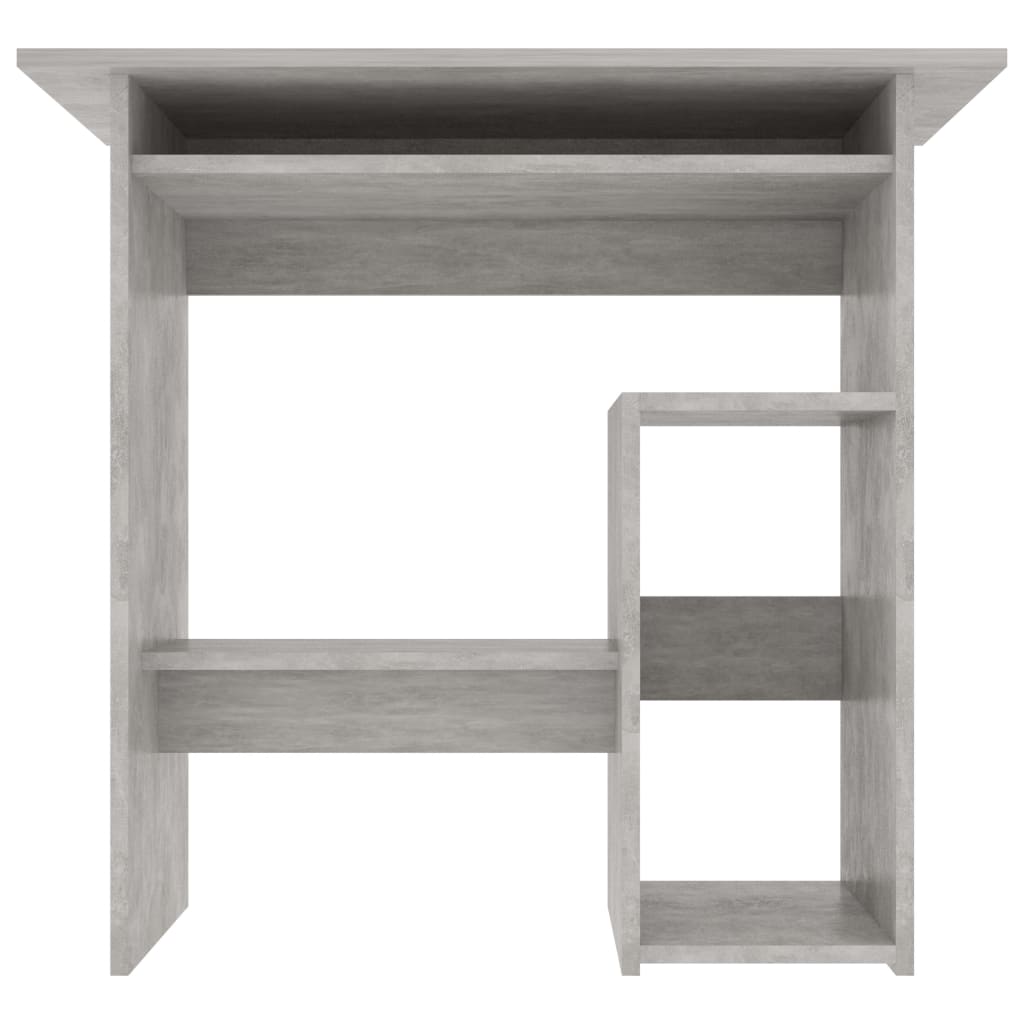 Desk Concrete Grey 80x45x74 cm Chipboard