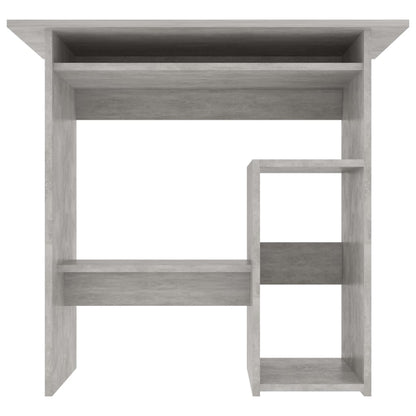 Desk Concrete Grey 80x45x74 cm Chipboard