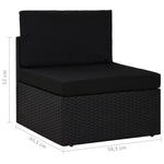 Minimalist Sectional Sofa 3 Seater Poly Garden Gathering Essentials
