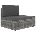 Modern Sectional Sofa 3 Seater Poly Garden Gathering Patio Relax