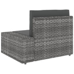 Modern Sectional Sofa 3 Seater Poly Garden Gathering Patio Relax