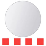 16 Piece Mirror Titles Multi-Shape Glass