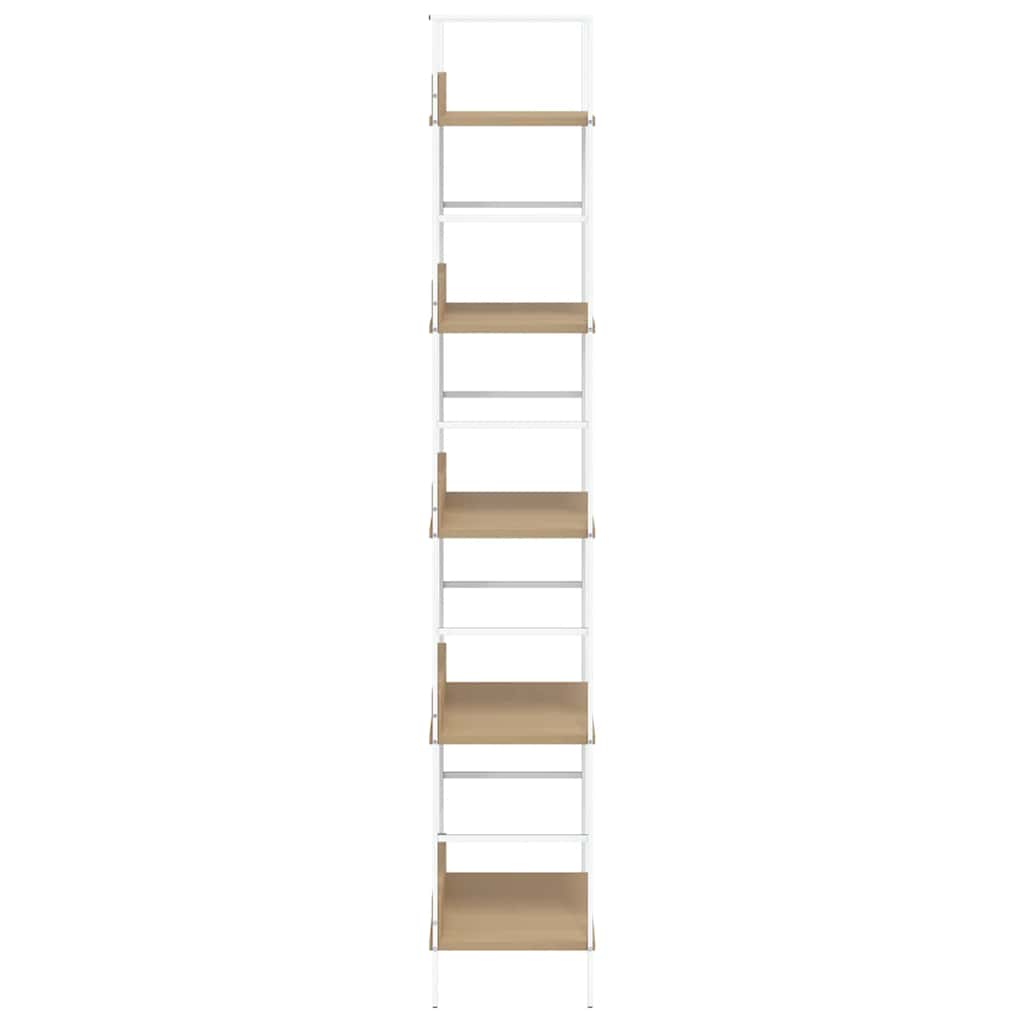 5-Shelf Bookshelf Oak 60cm Engineered Wood | HomeAndLiving